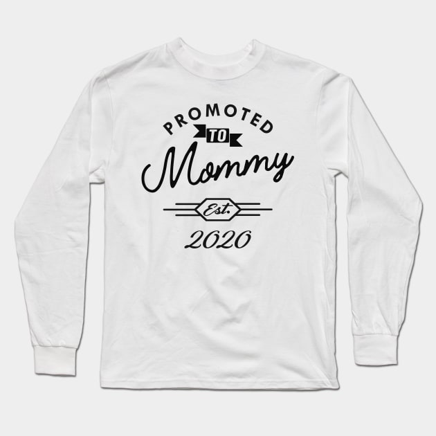 New Mommy - Promoted to mommy est. 2020 Long Sleeve T-Shirt by KC Happy Shop